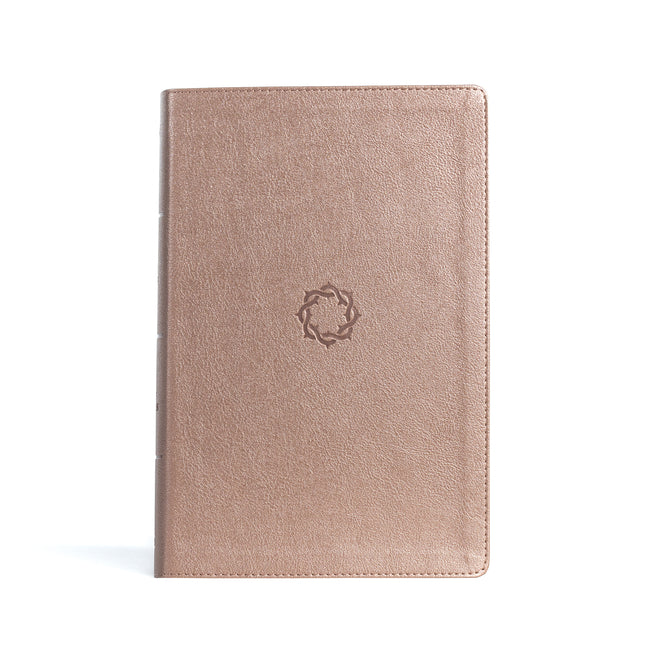 KJV Essential Teen Study Bible, Rose Gold Leathertouch, Indexed - Ingram