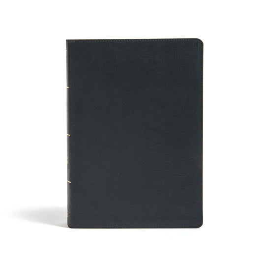 KJV Super Giant Print Reference Bible, Black Leathertouch - Ingram