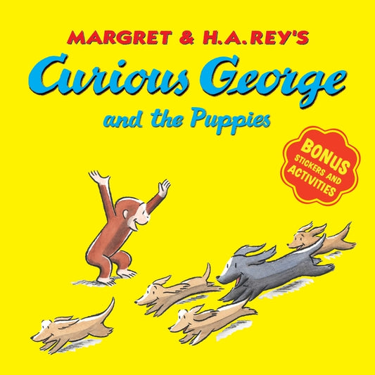 Curious George and the Puppies [With Bonus Stickers and Audio] - Ingram