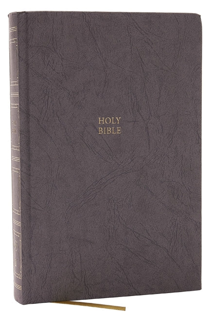 KJV Holy Bible: Paragraph-Style Large Print Thinline with 43,000 Cross References, Gray Hardcover, Red Letter, Comfort Print: King James Version - Ingram