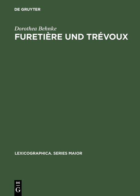 Furetière und Trévoux (Reprint 2017) - Ingram