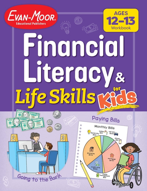 Financial Literacy and Life Skills for Kids, Age 12 - 13 Workbook - Ingram