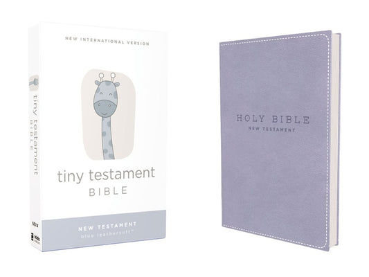 Niv, Tiny Testament Bible, New Testament, Leathersoft, Blue, Comfort Print - Ingram