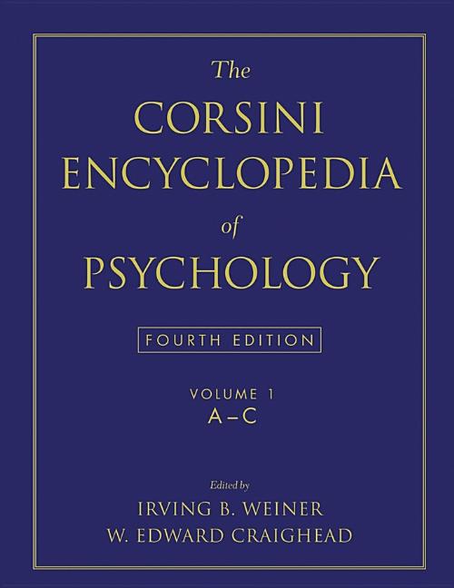 Corsini Encyclopedia of Psychology, Volume 1 - Ingram