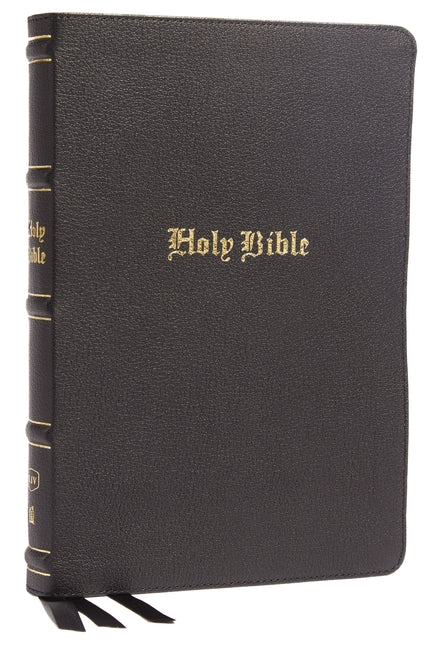 KJV Holy Bible: Large Print Thinline, Black Genuine Leather, Red Letter, Comfort Print: King James Version - Ingram