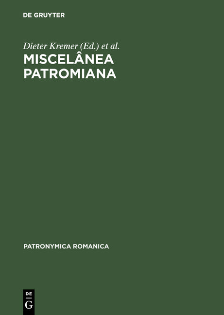 Miscelânea Patromiana (Reprint 2017) - Ingram