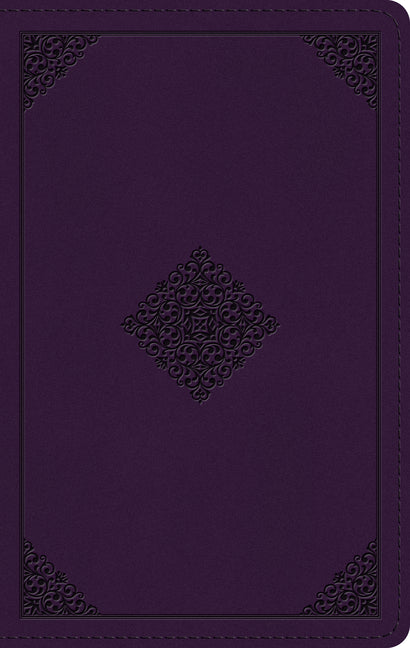 ESV Large Print Personal Size Bible, Red Letter (Trutone, Lavender, Ornament Design) - Ingram
