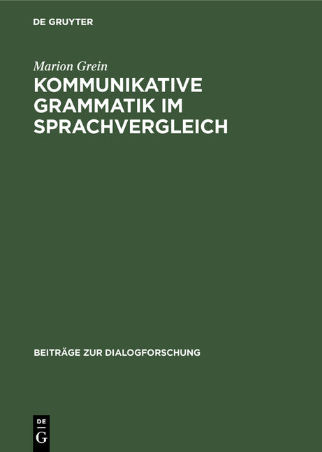 Kommunikative Grammatik im Sprachvergleich - Ingram