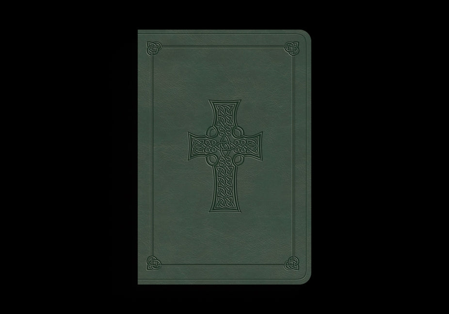 ESV Value Large Print Compact Bible (Trutone, Quiet Forest, Celtic Cross Design) - Ingram