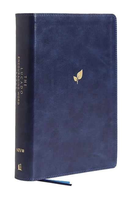 Niv, Lucado Encouraging Word Bible, Blue, Leathersoft, Comfort Print: Holy Bible, New International Version - Ingram