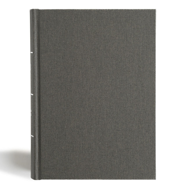 CSB Study Bible, Personal Size, Digital Study Edition, Charcoal Cloth Over Board (Digital Study) - Ingram
