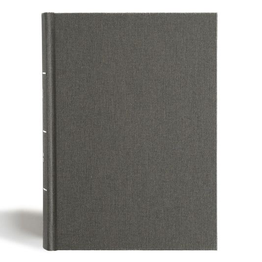 CSB Study Bible, Personal Size, Digital Study Edition, Charcoal Cloth Over Board (Digital Study) - Ingram