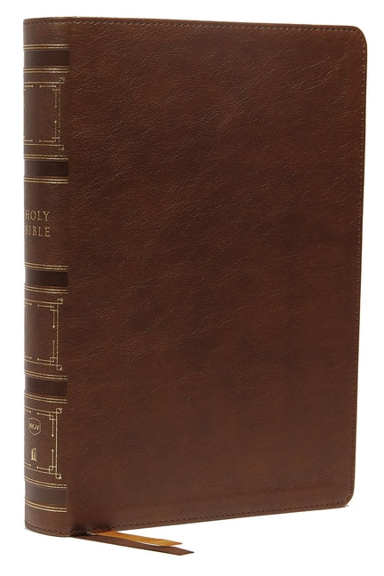 Nkjv, Single-Column Wide-Margin Reference Bible, Leathersoft, Brown, Red Letter, Comfort Print: Holy Bible, New King James Version - Ingram
