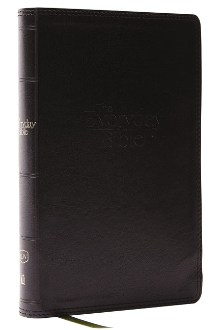 Kjv, the Everyday Bible, Black Leathersoft, Red Letter, Comfort Print: 365 Daily Readings Through the Whole Bible - Ingram