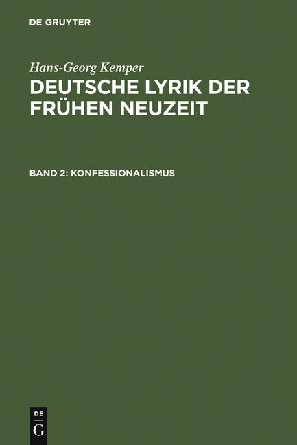 Konfessionalismus (Reprint 2010) - Ingram