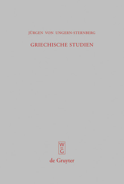 Griechische Studien - Ingram