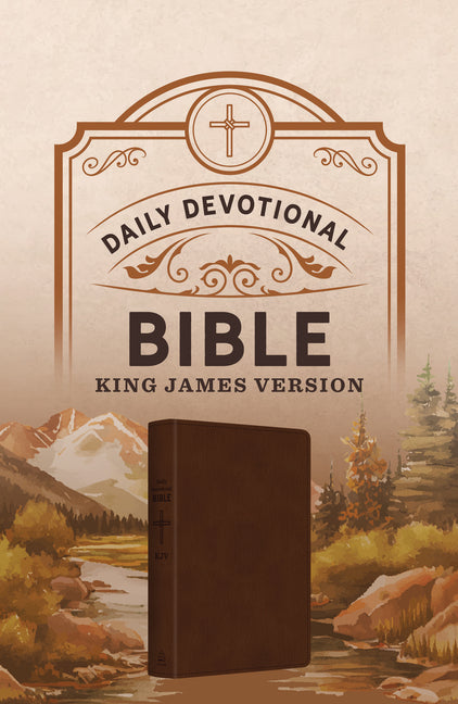 Daily Devotional Bible King James Version [Hickory Cross] - Ingram