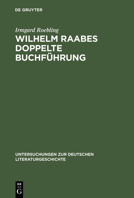 Wilhelm Raabes doppelte Buchführung (Reprint 2013) - Ingram