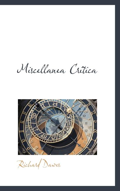 Miscellanea Critica - Ingram