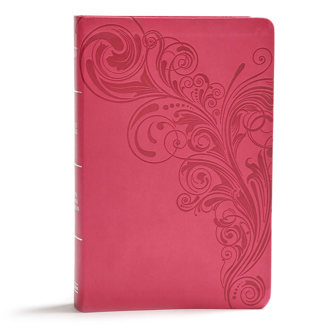 KJV Giant Print Reference Bible, Pink Leathertouch, Indexed - Ingram
