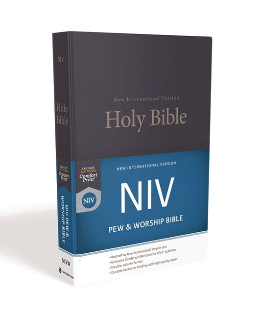 NIV, Pew and Worship Bible, Hardcover, Blue (Special) - Ingram