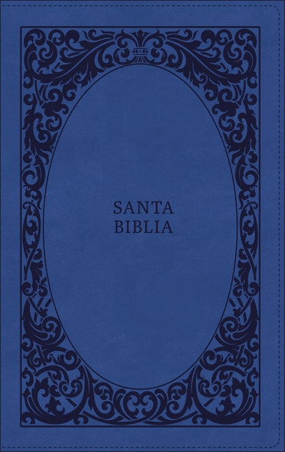 Rvr60, Santa Biblia, Tierra Santa, Ultrafina, Letra Grande, Leathersoft, Azul, Con Cierre, Palabras de Jesús En Rojo, Comfort Print - Ingram