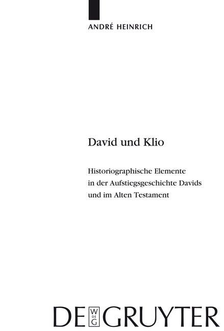 David und Klio - Ingram