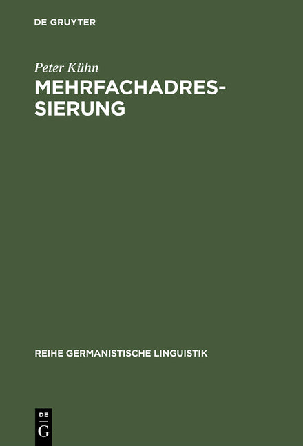 Mehrfachadressierung (Reprint 2013) - Ingram