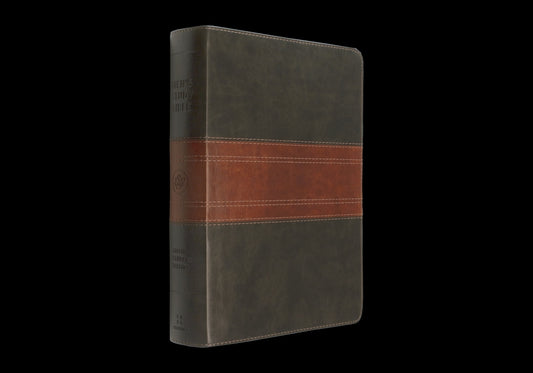 ESV Men's Study Bible (Trutone, Forest/Tan, Trail Design) - Ingram