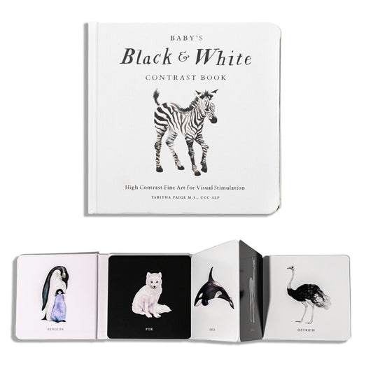 Baby's Black and White Contrast Book: High-Contrast Art for Visual Stimulation at Tummy Time - Ingram