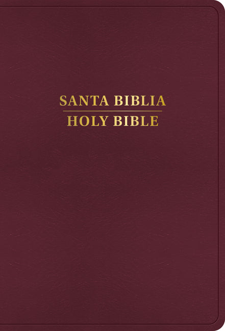 Rvr 1960/KJV Biblia Bilingüe Letra Grande, Borgoña Imitación Piel (Edición 2024) (Edicion 2024) - Ingram