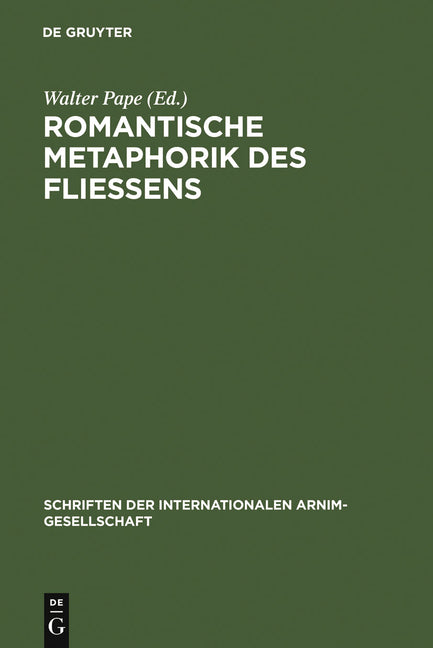 Romantische Metaphorik des Fließens (Reprint 2011) - Ingram