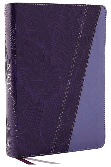 NKJV Study Bible, Leathersoft, Purple, Full-Color, Thumb Indexed, Comfort Print: The Complete Resource for Studying God's Word - Ingram