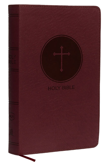 NKJV, Deluxe Gift Bible, Imitation Leather, Burgundy, Red Letter Edition - Ingram