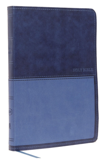 Kjv, Value Thinline Bible, Large Print, Leathersoft, Blue, Red Letter Edition, Comfort Print - Ingram