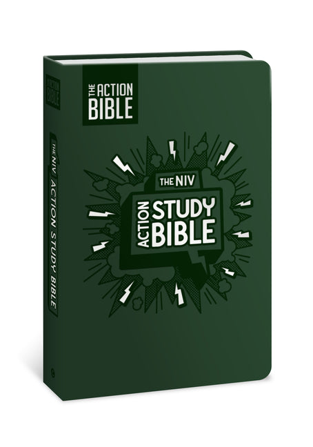 NIV Action Study Bible, Leathersoft, Forest, Full Color (Premium) - Ingram