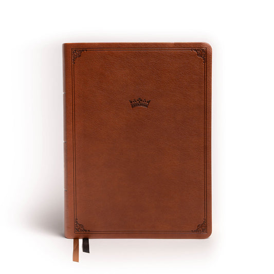 NASB Tony Evans Study Bible, Brown Leathertouch, Indexed: Advancing God's Kingdom Agenda - Ingram