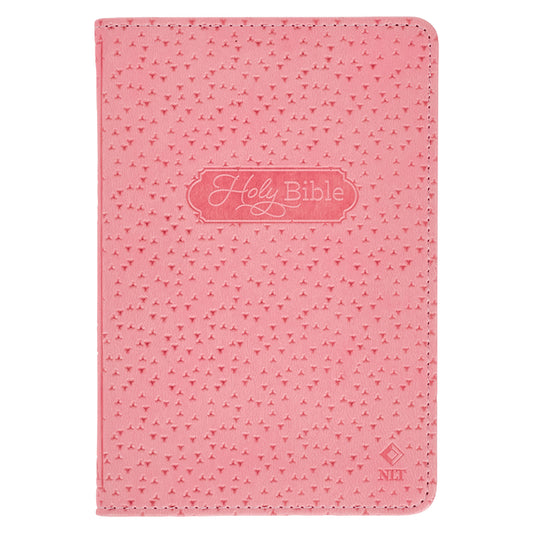 NLT New Testament with Psalms Keepsake Holy Bible for Baby Girls, New Living Translation, Pink - Ingram