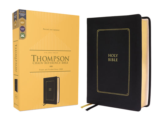 Kjv, Thompson Chain-Reference Bible, Leathersoft, Black, Red Letter, Comfort Print - Ingram