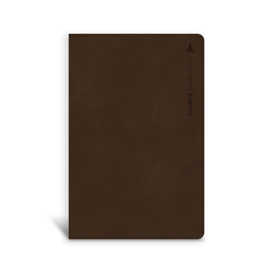 CSB Student Study Bible, Brown Leathertouch - Ingram