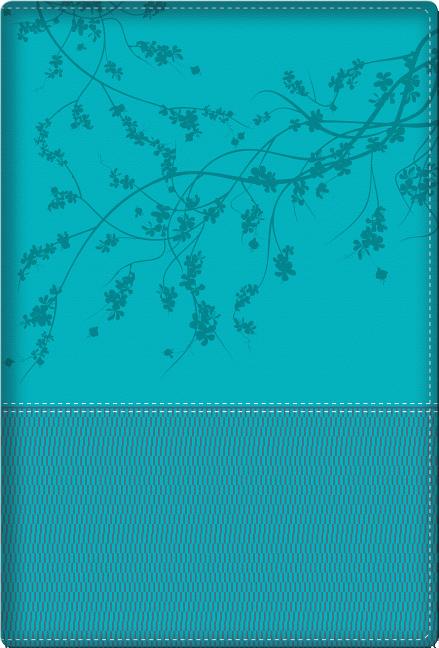 Biblia de la Mujer Conforme Al Corazón de Dios: Duotono Aqua - Ingram