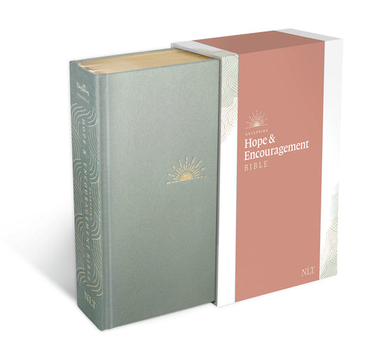 NLT Dayspring Hope & Encouragement Bible (Hardcover Deluxe, Seafoam Green) - Ingram