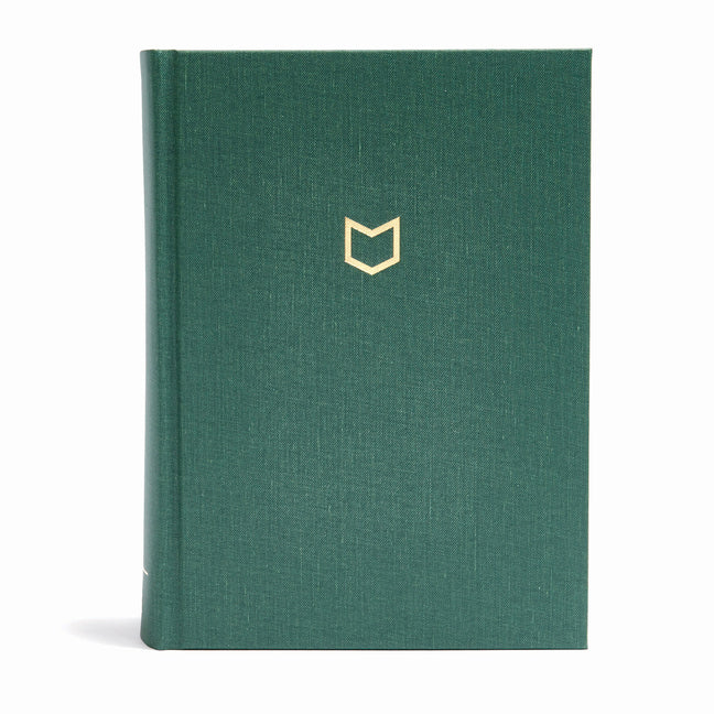 CSB He Reads Truth Bible, Evergreen Cloth Over Board Indexed: Black Letter, Wide Margins, Notetaking Space, Reading Plans, Sewn Binding, Two Ribbon Ma - Ingram