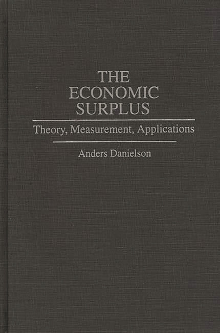 Economic Surplus: Theory, Measurement, Applications - Ingram