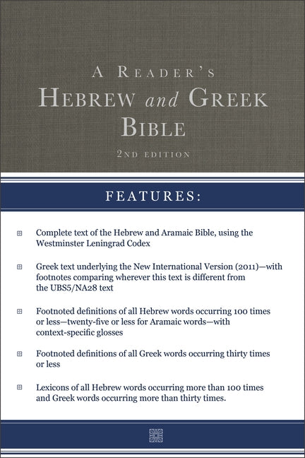 Reader's Hebrew and Greek Bible: Second Edition - Ingram