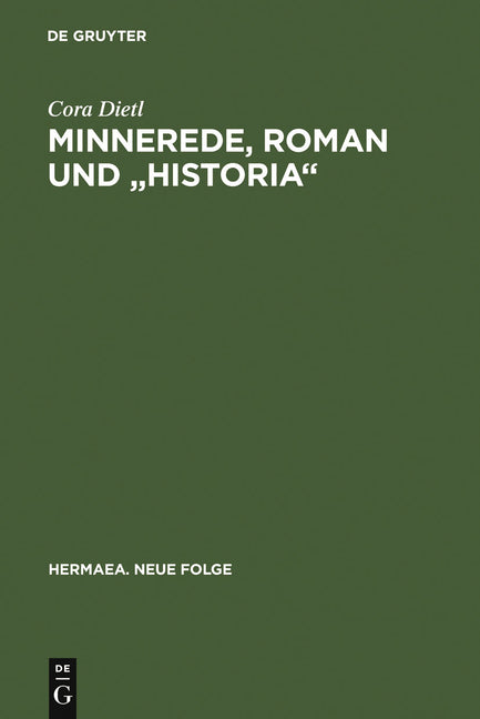 Minnerede, Roman und "historia" (Reprint 2011) - Ingram