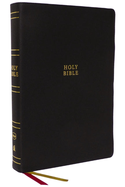 NKJV Holy Bible, Super Giant Print Reference Bible, Black Genuine Leather, 43,000 Cross References, Red Letter, Comfort Print: New King James Version - Ingram