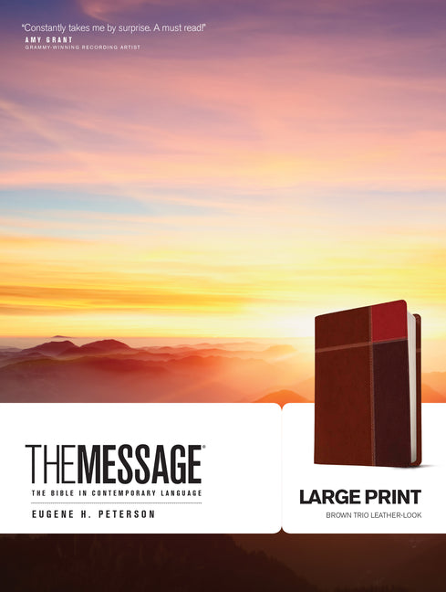 Message-MS-Large Print Numbered: The Bible in Contemporary Language - Ingram