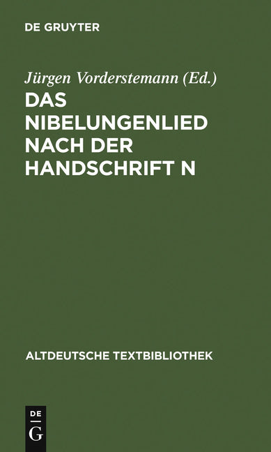 Nibelungenlied nach der Handschrift n (1. Auflage) - Ingram
