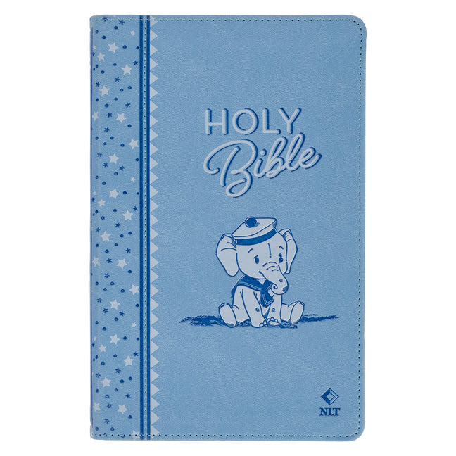 NLT Keepsake Holy Bible for Baby Boys Baptism Easter, New Living Translation, Blue - Ingram
